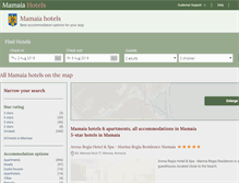 Tablet Screenshot of mamaiahotels.net